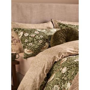William Morris At Home Strawberry Thief Nettle Duvet Cover Set
